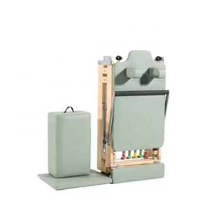 Meşe ahşap taşınabilir Pilates çekirdek yatak genişletilebilir bacaklar katlanır spor ekipmanları ev Pilates repilates makinesi için Pilates stüdyo kullanımı - Product Image 4