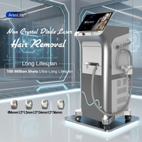 Machine d'épilation au laser diode indolore à refroidissement par glace, 4 longueurs d'onde, puissance réglable 1200W-3000W, prix compétitif