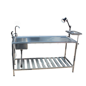 Equipo veterinario más vendido EUR VET Mesa práctica para tratamiento de mascotas Mesa de disección Veterinaria con piscina al ras - Product Image 2