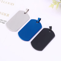 DIY Laser-Gravur Metall Zinklegierung Druckguss Emaille Rohling Edelstahl Sublimation Haustier-ID QR-Code Hundemarke