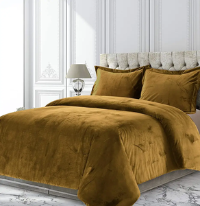 Bán Buôn Mùa Đông Chất Lượng Mềm Lụa Nhung <span class=keywords><strong>Comforter</strong></span> Giường Đặt Với Gối Làm Từ Flannel Và Đầy Với Polyester - Product Image 2