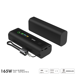 Batterie externe <span class=keywords><strong>USB</strong></span> C 100W 20000mAh, chargeur portable pour ordinateur portable 3 ports avec charge rapide PD, PPS 5A, sortie double <span class=keywords><strong>USB</strong></span>-C 100W+65W - Product Image 2