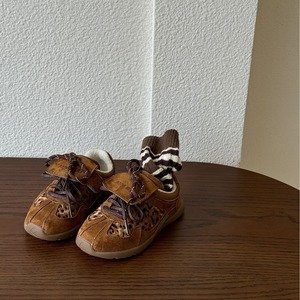 <span class=keywords><strong>Zapatillas</strong></span> Deportivas para Niños Otoño/Invierno 2024, Botas de Tobillo Casuales con Estampado de Leopardo y Crin para Niños y Niñas, Suela de Goma, Versátiles - Product Image 4