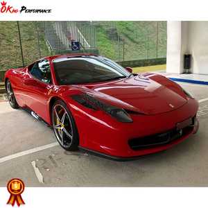 Embellecedores de ventilación lateral de parachoques delantero de fibra de carbono para <span class=keywords><strong>Ferrari</strong></span> 458 <span class=keywords><strong>Italia</strong></span> Spyder - Product Image 5
