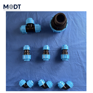 PP-Kompressionsarmaturen PN16 Polypropylen-T-Stück Winkelstück Kupplung Schnellkupplung für Sanitär- und Bewässerungsanlagen mit Gusskopf - Product Image 6