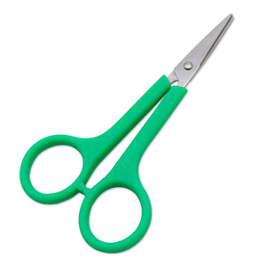 Lu Ban's Work Household Gauze Scissors Stainless Steel Straight Tip Green For Home Use - Product Image 2