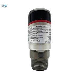เซ็นเซอร์วัดความดันดิจิตอล Gp M010t พร้อมเซ็นเซอร์วัดอุณหภูมิในตัว แรงดันบวก 1MPa IP67 IO Link - Product Image 1