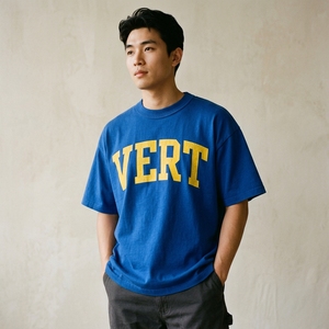 T-shirt surdimensionné avec imprimé lettres, classique, décontracté, à manches courtes, en coton doux, coupe confortable, pour hommes, à porter au quotidien - Product Image 3