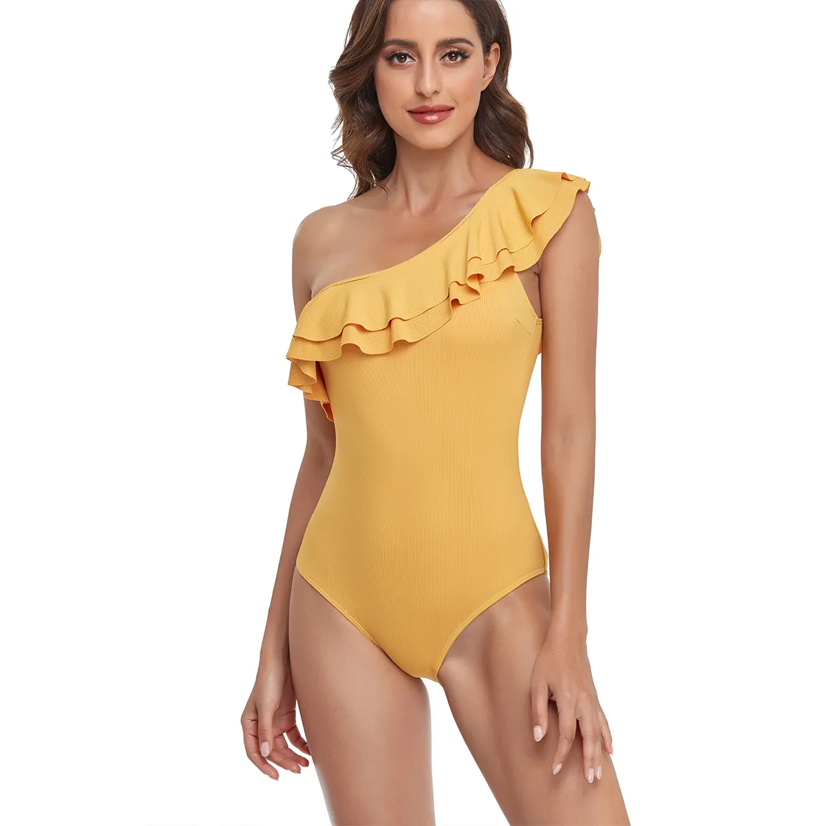 Wholesale Lady One-shoulder Sexy Bikini Online Women Hot Selling Beach Swimsuits