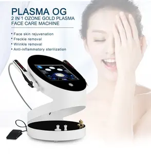 Mengangkat Wajah Fibroblast Ozon Jet Plasma Pen Spot Mole Penghapusan Kulit Angkat Laser Plasma Pen