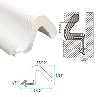 Joint d'étanchéité en mousse PU [insonorisant et coupe-vent] pour cadre de porte en bois - Haute résilience
