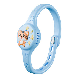 Bracelet anti-moustiques pour enfants, huiles essentielles végétales naturelles, bracelet de protection en silicone - Mignon et efficace pour les garçons et les bébés - Product Image 1