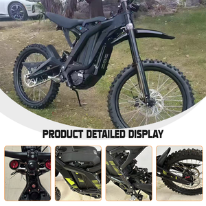 Motocicleta de motocross de alta velocidad de 60V 4000W, vehículo todoterreno de dos ruedas de alta resistencia, potente vehículo para conducción. - Product Image 4