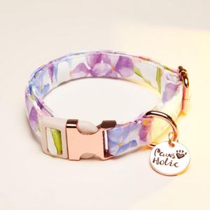 Collar de Perro de Lujo de Algodón Premium Talla M, Elegante, Moderno, Cómodo, Suave, Duradero, con Diseño Personalizado y Ajustable - Product Image 1