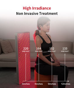 แผงบำบัดด้วยแสง LED แบบเต็มตัว300ชิ้นไฟ LED แผงบำบัดแสงสีแดงดีไซน์ใหม่ - Product Image 4