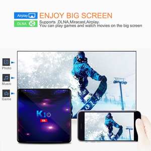 Em Android 9.0 K10 TV Media Box Amlogic S905X3 4GB+32GB Almacenamiento 8K 2.4G/5G WiFi Set Top Box - Product Image 3