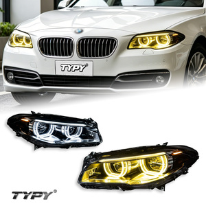 TYPY for 2011-2017 BMW 5 Series <b>headlight</b> F10/F18 for upgrading to high-end <b>LED</b> daytime running lights and turn signals - Product Image 1