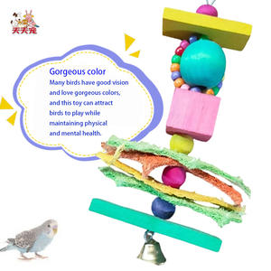 Bền Chim Đồ Chơi Cho Vẹt Bền Vững Khối Gỗ Cho Trang Trí Nội Thất Mướp Cắn Lồng Phụ Kiện Vật Nuôi Nguồn Cung Cấp - Product Image 6