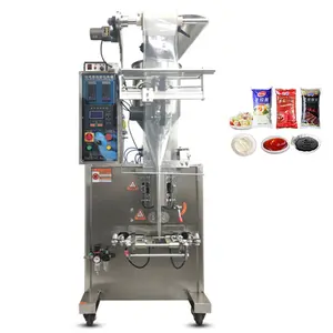 Prix usine automatique ketchup machine à emballer pâte machine de remplissage avec mélangeur pour pochette de sac en plastique