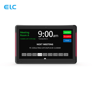 Wall Mounted 10.1 Inch LCD <b>Touch</b> <b>Screen</b> POE Power LED Light Control Access Meeting Room Booking System RK3288 Mee - Product Image 5