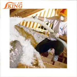 Isoking Glass Wool ISOKING Blowing Fiber Glass And Rock Wool For Wall Insulation