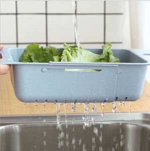 2 Pak Boven De Gootsteen Vergiet Zeef Mand, Keuken Uitschuifbare Zeven En Colanders Bpa-Vrije Afvoermand - Product Image 4