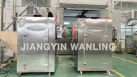 Secadora de alimentos CT de grado alimenticio para pimientos, chiles y champiñones, con circulación de aire caliente y bandejas