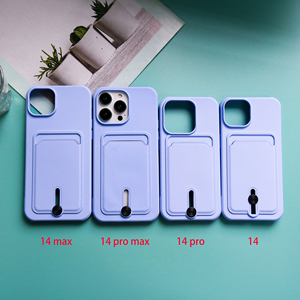 Custodia per Telefono Morbida Antiurto con Slot per Carte, Cover Colorata in TPU per IP <span class=keywords><strong>14</strong></span>/<span class=keywords><strong>14</strong></span> <span class=keywords><strong>Pro</strong></span> - Product Image 6