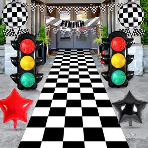 Set di Palloncini in Foil: Semaforo, Parcheggio, Taradiga, Decorazioni per Feste Notturne, Veicolo Fuoristrada, Due Veloci Piloti, Forniture per Bar 'Let's Go Racing' - Product Image 4