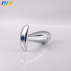 Castità in metallo Spina Anale Dildo Giocattoli Del Sesso per Le Donne Masturbazione Della Vagina Bastone di Massaggio - Product Image 5