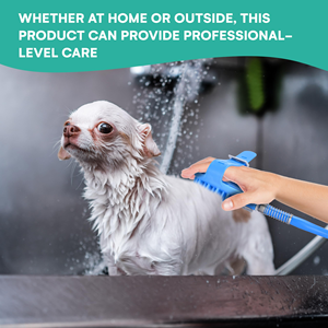 Adjustable Head Handheld Long Hose Sprayer Pet <b>Bathing</b> Tool Dog Grooming Shower Pet Hair Remover Dog Grooming Glove - Product Image 5