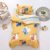 Nouveau concepteur ensembles de literie 100% coton enfants drap de lit dessin animé ensembles de literie école maternelle mignon 3 pièces/6 pièces bébé ensemble de literie