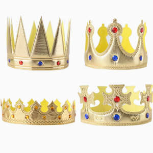 Chapeau d'anniversaire pour enfants WE-DO Prince Crown, personnalisable, en matériaux de qualité, très vendu, accessoires de <span class=keywords><strong>décoration</strong></span> pour fêtes en extérieur et événements festifs - Product Image 1
