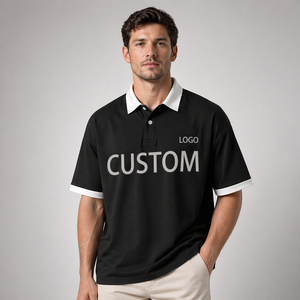 เสื้อโปโล OEM ระบายอากาศได้ดี ซับเหงื่อ แห้งเร็ว ผลิตจากโพลีเอสเตอร์ 100% สวมใส่สบาย เหมาะสำหรับกีฬาและสตรีทแวร์ พรีเมียม รับปักโลโก้ตามแบบ - Product Image 1