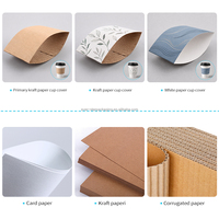 Vasos de Papel Desechables Impresos con Logotipo Personalizado para Café, Té y Bebidas, para Cafeterías, Restaurantes y Servicios de Alimentos al por Mayor