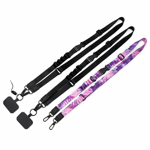 Wholesale Crossbody Phone Straps Adjustable Multi-purpose Phone Neck Straps <b>Polyester</b> Sewing Nylon Phone Strap <b>Lanyard</b> - Product Image 1