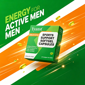 Gélules de soutien sportif à base d'Herbe de chèvre cornée 800mg 90 pièces – Complément nutritionnel quotidien pour la performance sportive des hommes actifs – OEM - Product Image 2