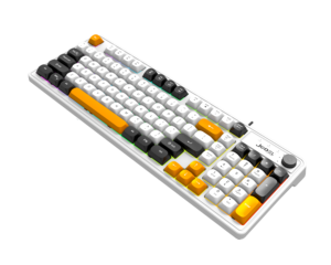 Nouveau <span class=keywords><strong>clavier</strong></span> de jeu optique filaire USB Type-C Jedel OEM en plastique, LED, pleine taille, pour deux mains, Plug & Play, compatible ordinateur portable - Product Image 2