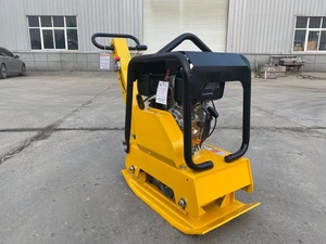 High Power 160kg Small Road <b>Vibrating</b> <b>Plate</b> Compactor Model 220 13HP Petrol Engine Construction Use Factory Price - Product Image 4