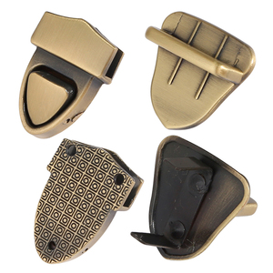 Cerraduras de prensa de metal pequeñas al por mayor, cierre personalizado, cierre giratorio, hebilla de cierre DIY para bolso, bolso de hombro, monedero, accesorios para bolso - Product Image 3