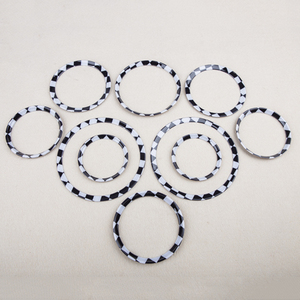 Pour <span class=keywords><strong>Mini</strong></span> <span class=keywords><strong>Cooper</strong></span> <span class=keywords><strong>R56</strong></span> R57 R58 R59 tout nouveau matériau plastique 10 pièces Kits de jeu de bagues intérieures - Product Image 4