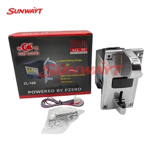 Aceptador de Monedas Directo de Fábrica para Juegos - Aceptador Electrónico Multimoneda CL-168 con Panel de Aleación y CPU - Product Image 2