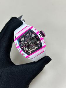 Reloj deportivo con caja de fibra de carbono, movimiento mecánico automático, pantalla luminosa, resistente al agua, manecillas de alta calidad - Product Image 2