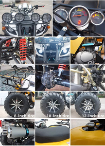 รถเอทีวี JUNCHI โครงสร้างเหล็ก 60V/72V ระบบเกียร์อัตโนมัติ สำหรับทุกสภาพพื้นผิว รับน้ำหนักได้ 300 กก. สำหรับขับขี่บนภูเขา - Product Image 3