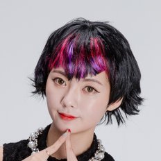 Parrucche per feste in tessuto di capelli umani eleganti forniture per eventi per feste in Costume - Product Image 1