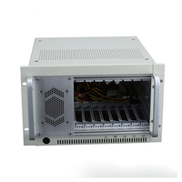 Subrack de Aluminio de 19 Pulgadas 4U Estándar para Montaje en Rack Industrial, Resistente, IP54, Plateado, para Centro de Datos, Red, Personalizado OEM