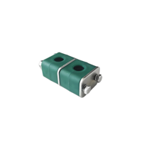 Pince de fixation métrique légère en plastique pour tuyaux, montage vertical multicouche sur rail pour équipement mécanique et hydraulique, directement du fabricant