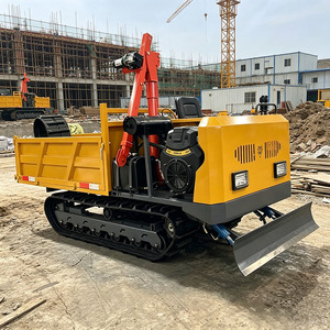 รถดัมพ์ตีนยางขนาด 2 ตัน พร้อมหัวตักแบบรถดันดิน เหมาะสำหรับงานก่อสร้าง - Product Image 2