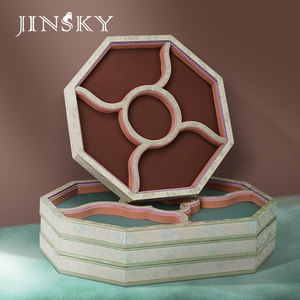 Jinsky Creative Octagonal Jewelry Tray Display Stand for <b>Jade</b> Ring <b>Bracelet</b> Beads Unique Shape Storage Plate - Product Image 1