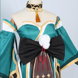 Jeu de Offre Spéciale Genshin Impact personnage de dessin animé <span class=keywords><strong>Gorou</strong></span> <span class=keywords><strong>Cosplay</strong></span> Senior robe générale Halloween fille château carnaval fête - Product Image 5
